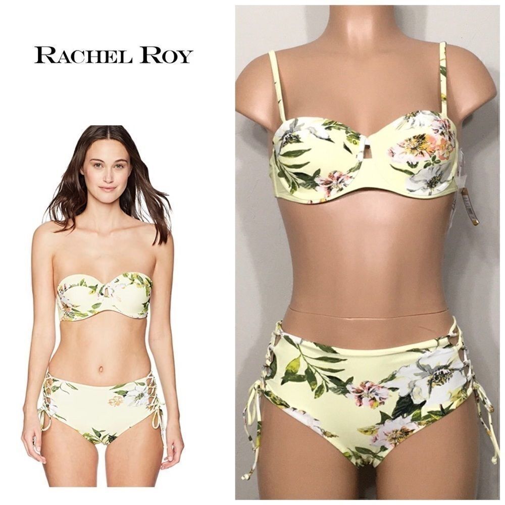 RACHEL ROY yellow bikini. XS/S. NWT